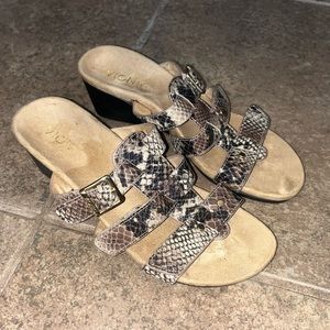 Vionic Park Radia Open Toe Wedge Sandal